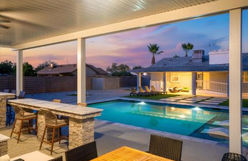 Paradise Valley Village House | Backyard Oasis Heated Pool Game Room Gazebo