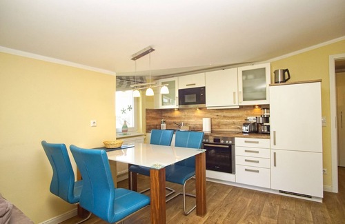 Gohren Apartment | Balcony, free use of the AHOI adventure pool and sauna - Sea view apartment 59