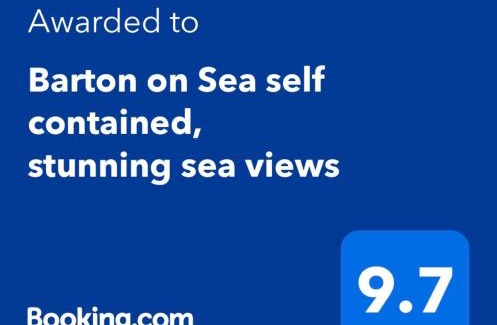 New Forest District House | Barton on Sea self contained, stunning sea views