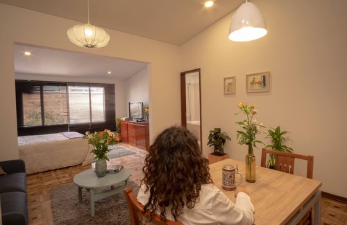 Calle 26 Apartment | Bathtub studio in central Bogota with WiFi