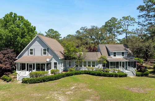 Perdido Beach House | Bayfront Compound for 23 | Fire Pit | Private Dock