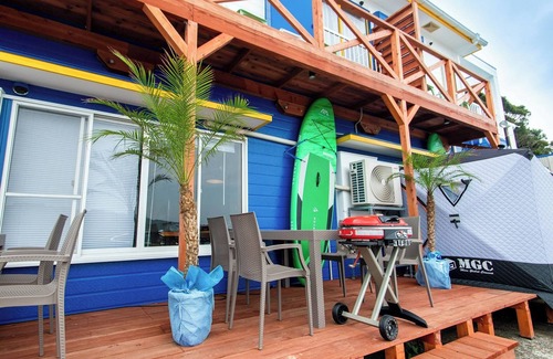 Tanami House | BBQ and breakfast included Nonsmoking Twin room with terrace no pets allowedocean view /Higashimurogun Wakayama