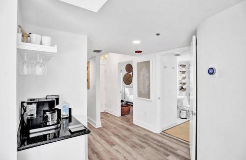 South Pointe Apartment | Beach Escape with Ocean Views and Private Parking!