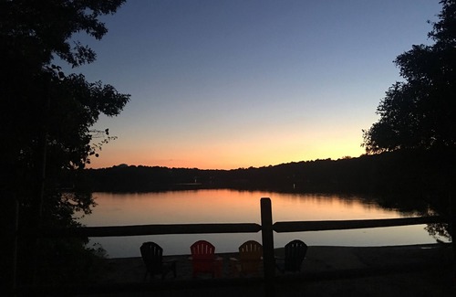 East Falmouth House | Beach front, fenced yard, dogs welcome, central air, fire pit, 3 kayaks, hot tub