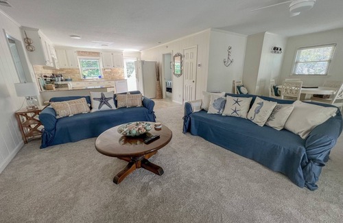 Yaupon Beach House | Beach House Just Steps To The Ocean With Partial Sea View & No Parking Fees!