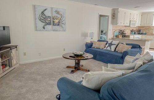 Yaupon Beach House | Beach House Just Steps To The Ocean With Partial Sea View & No Parking Fees!