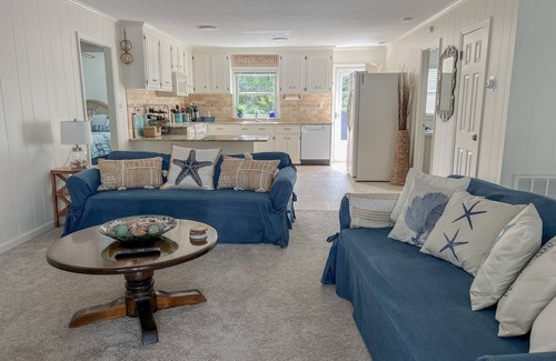 Yaupon Beach House | Beach House Just Steps To The Ocean With Partial Sea View & No Parking Fees!