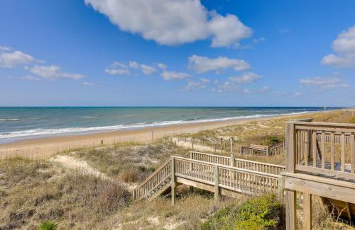 Indian Beach House | Beachfront Emerald Isle Vacation Rental with Deck!