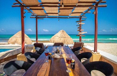 Playa del Secreto House | Beachfront House with 4 Bdrs. Penthouse, private beach, chef, Internet