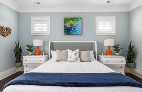 Folly Beach House | Beachfront Pool Outdoor Kitchen Firepit Putting Green