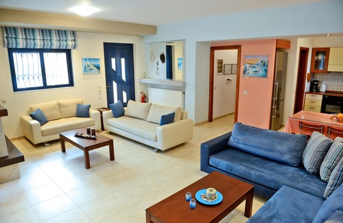 Lardos Villa | Beachfront Villa with Private Pool in Pefkos, Lindos, Rhodes. "Villa-Angelina".