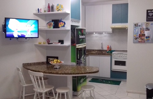 Cachoeira do Bom Jesus Apartment | BEAUTIFUL FIT FOOT IN THE SAND - 30m FROM THE SEA
