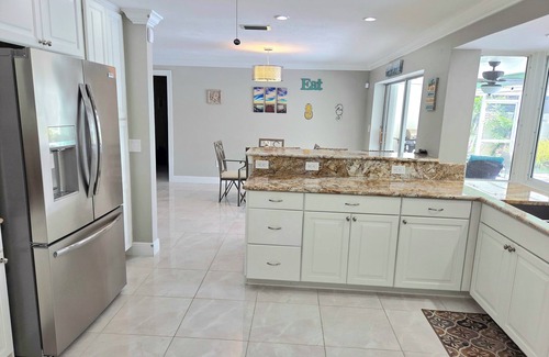 Lely Golf Estates House | Beautiful 3B/2B with new pool on the 11th tee box of Hibiscus Golf Course