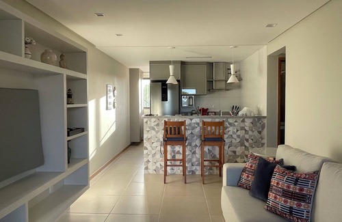 Itacimirim Apartment | Beautiful and new apartment walking distance from beautiful beach.