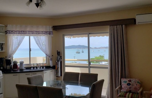 Cachoeira do Bom Jesus Apartment | Beautiful Furnished Penthouse Beautiful Ocean View-2 Dorm/1Suite-Garage-50m from the sea