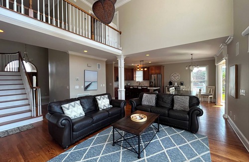 Ocean Point House | Beautiful home with open porches overlooking lagoon in Wild Dunes