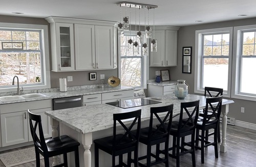 Lucerne-in-Maine House | Beautiful Lakefront Home on Phillips Lake