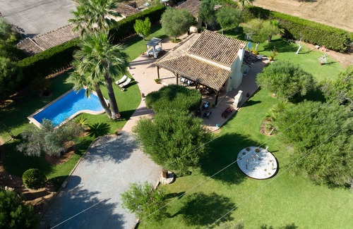 Alcudia Villa | BEAUTIFUL RUSTIC VILLA IN ALCUDIA 1 KM FROM THE BEACH, FREE WIFI, PRIVATE POOL.