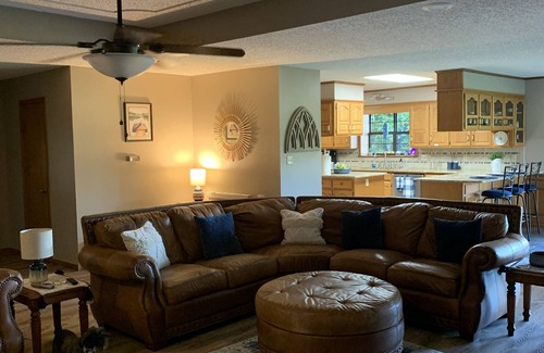 Hugo House | Beautiful, secluded ranch home with 3 bdrm and 2 bath