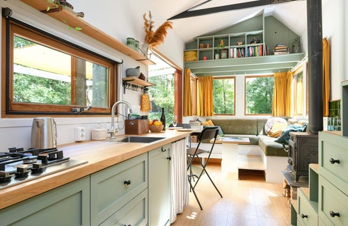 Uden House | Beautiful tiny house with hottub in the woods