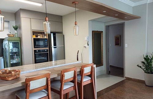 Boqueirao Apartment | Beautiful view of the sea and waterfront gardens!