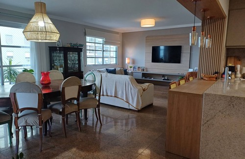 Boqueirao Apartment | Beautiful view of the sea and waterfront gardens!