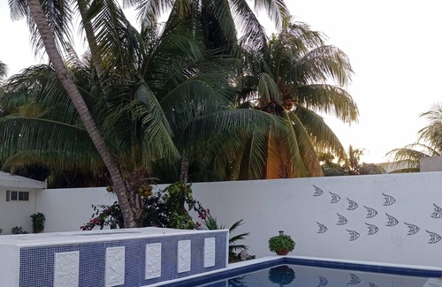 Yucatan Peninsula House | Beautiful Villa in Progreso With Pool and Garden, Next to the Beach