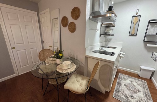Stockton Apartment | Beautifully Studio apartment, offering a warm ambiance with modern amenities.