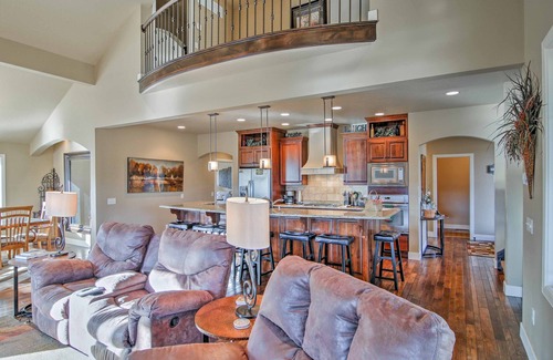 Sturgis House | 'Bella Greens' Spacious Sturgis Home w/Large Deck