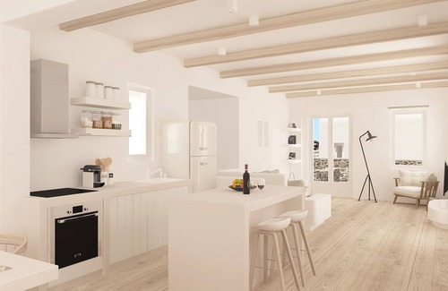 Maragas Villa | Bellevue Villa Three – 130sqm villa, infinity sea-view pool – heated on request