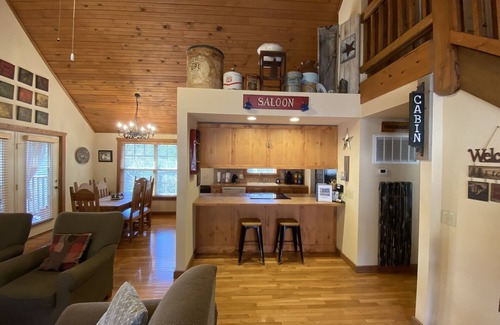 Branson West Cabin | Best Rustic Cabin Retreat in StoneBridge! Experienced host, BBQ area, SDC, A+