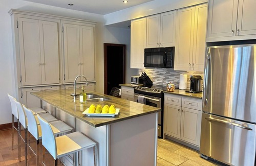 Versant Soleil Condo | BEST Ski-in/ski-out in Tremblant! CHIC chalet overlooking ski slopes!n n