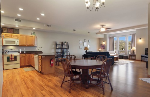 Frankfort Apartment | Betsie Harbor Lodging- Unit 1. Spacious apartment with access to Main Street