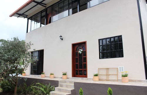 El Rosal Cabin | Bio-Hotel Bhakti,nCoffee rural cabin with view of the mountains and the forest