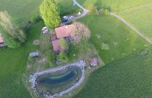Rueggisberg Apartment | Biodiverse & organic with pond & sauna, regional cuisine on request, coaching