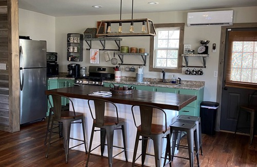 Estillfork House | Blue Cabin by the creek, Estillfork creek, perfect getaway