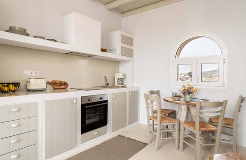 Aliki Apartment | Boho rooftop apartment with sea-views, in Aliki Paros