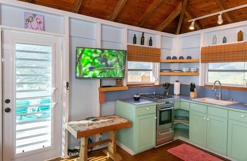 Seagrape Hill Cottage | Bon Bini Cottage - Full AC, Solar Power w/Battery Back-Up, & Hot Tub!