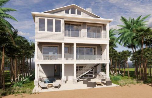 Sunset Beach Villa | Brand New Home on Sunset Beach with Pool