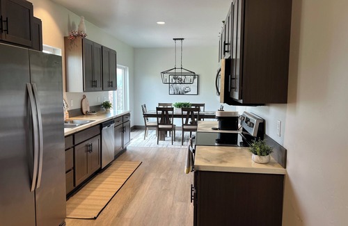 Kalispell House | Brand new house with deck and amazing views on large country lot close to town.