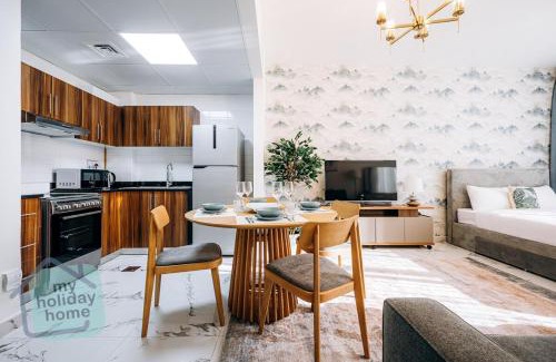 Al Hamra Village Apartment | Brand New Studio Canal View