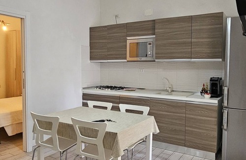 Peschici House | Brand new three-room apartment with veranda, pool and climate
