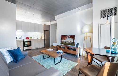 MIT Apartment | Bright + Mod Kendall Sq 1BR w/Gym, walk to MIT by Blueground