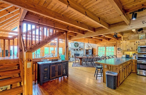 Eagles View Cabin | Brillant’s Bunk of the Blue Ridge Mountains- by Chatuge Home Concierge Lake view, mountain view