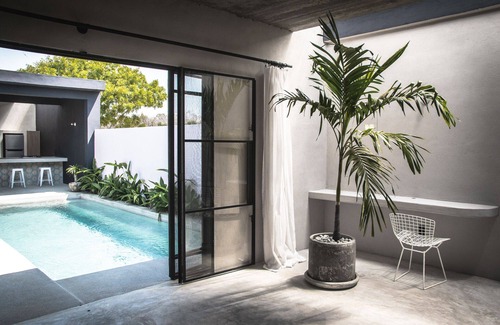 Troncones House | Brutalist Chic Beach Bungalow with Pooln