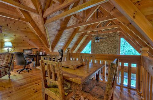 Natures Courtyard Villa | Buffalo Ridge Fish in the pond soak in the hot tub
