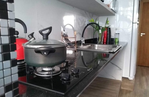 Gonzaga Apartment | Building Frente Mar Gonzaga 14º went down the beach