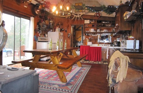 Hill Cabin | BUNK'D Cabin 1 mile from 30' Waterfall Profile Falls, tent in yard. Dogs ok