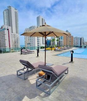 Bocagrande Apartment | Cómodo moderno apto en Bocagrande a 2' de la plaza