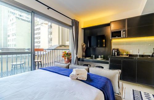 Central Zone Apartment | C313. Sua casa na Consolação, pertinho do COPAN, Casa do Porco e Bar da Dona Onça